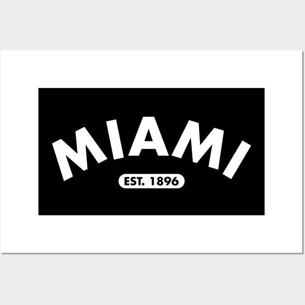 miami est. 1896 Wall Art by creative.z